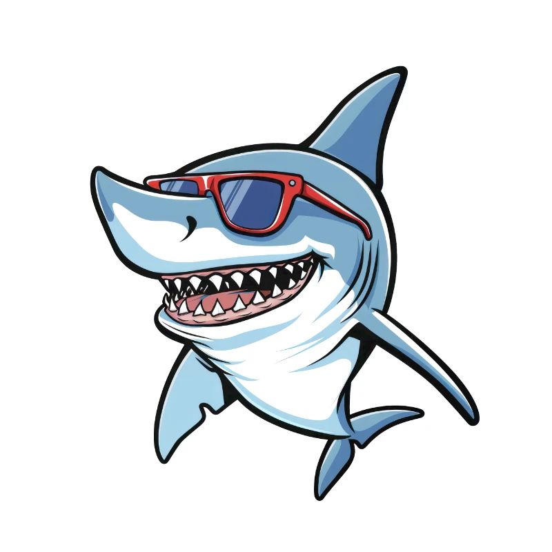 Hai Fisch Sonnenbrille