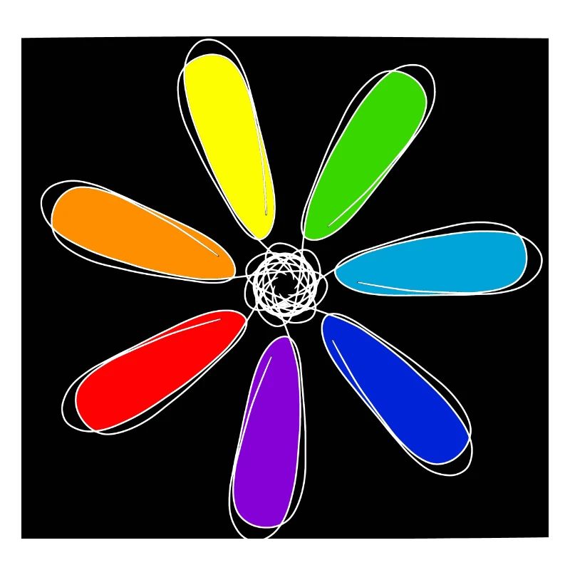 Regenbogen-Stern