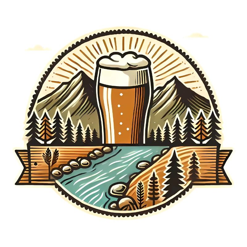 Conception de l’insigne Mountain Beer Adventure