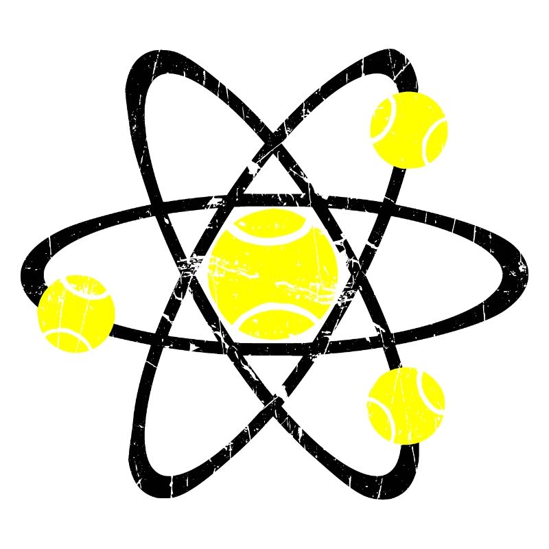 Tennis Physik Shirt dunkel