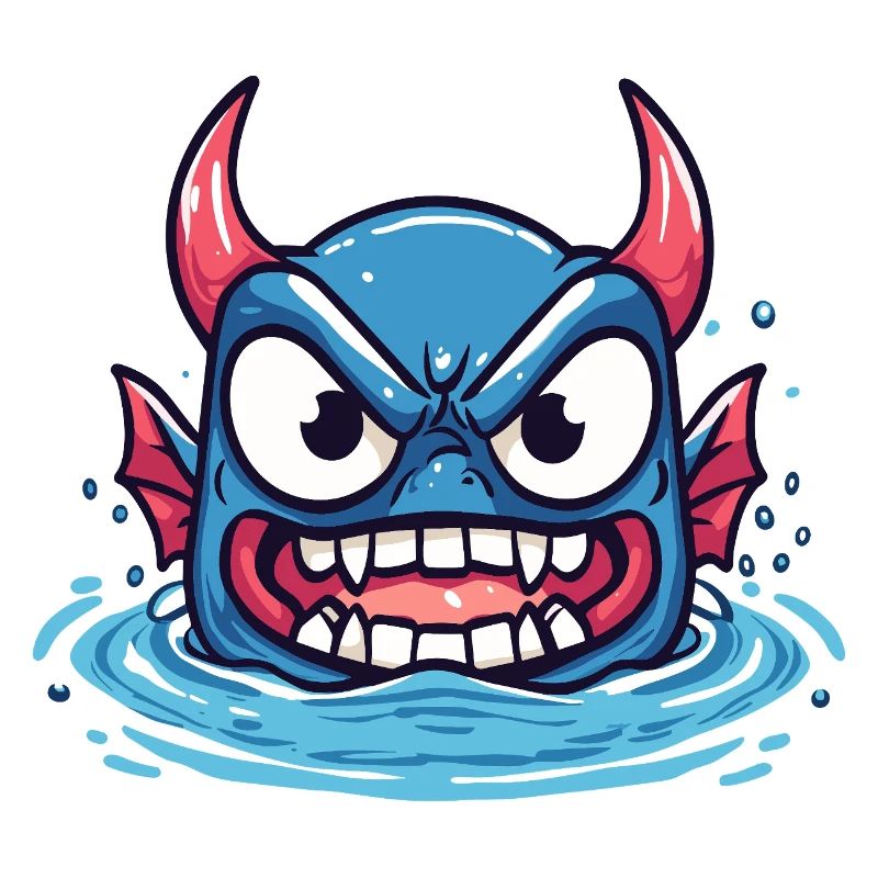 Grimmiger Wasserdämon