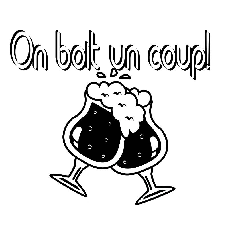 Toasts entre amis On boit un coup