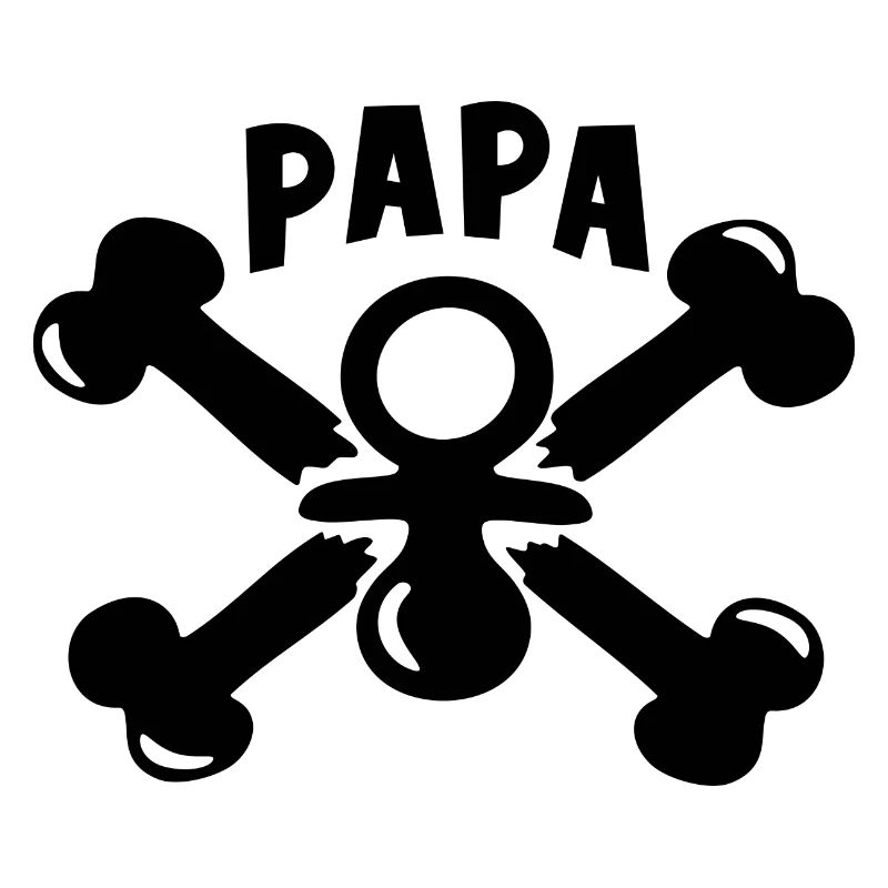 Papa Geburt Pirat Geschenk