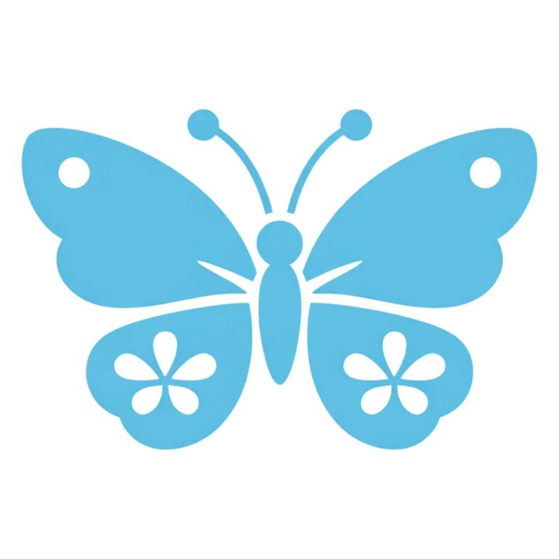 Schmetterling blue