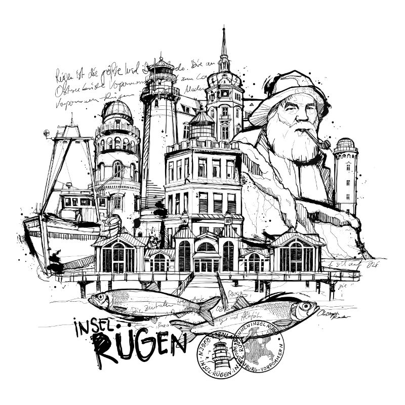 Rügen Zeichnung