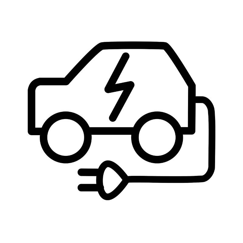 Elektroauto und Ladekabel