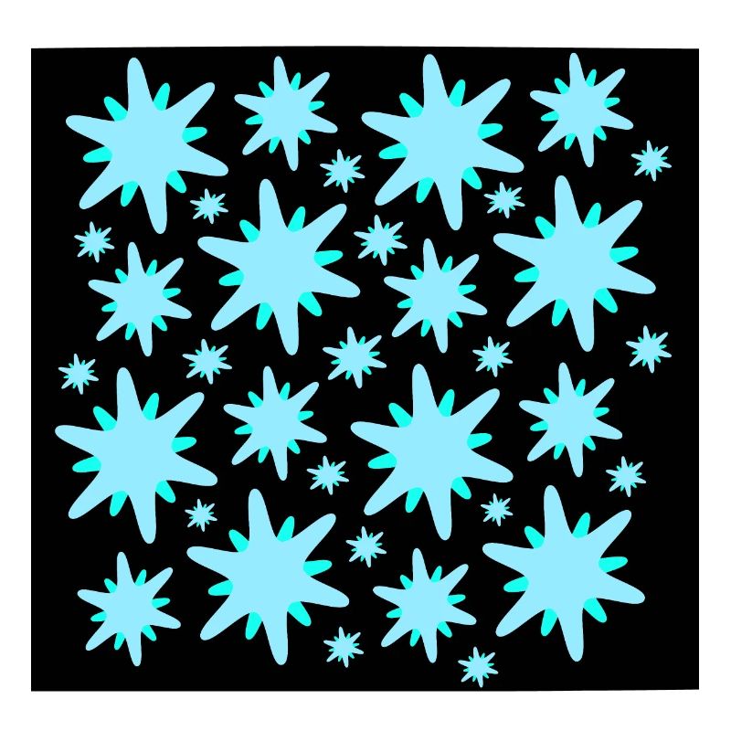 Blue Stars Pattern 2