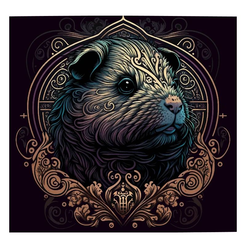 Cochons d’Inde avec ornements