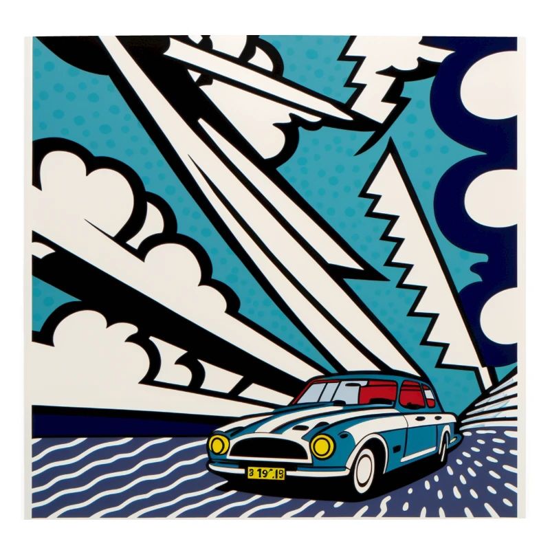 Comic Style Cadillac Geschenk