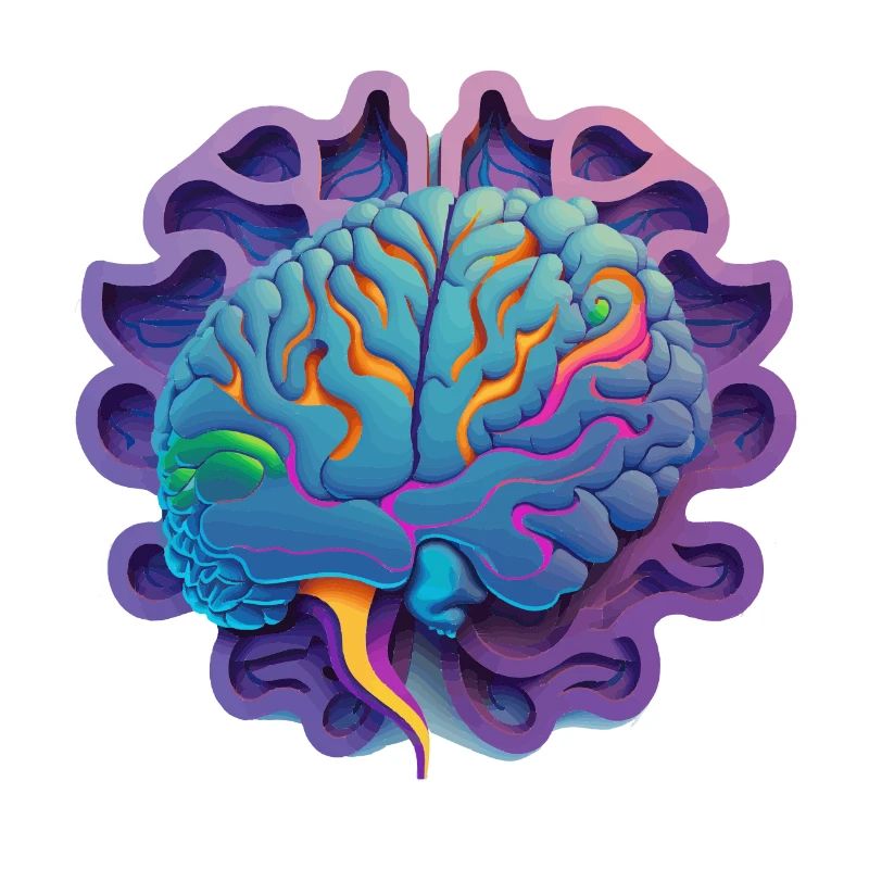 purple brain Geschenk