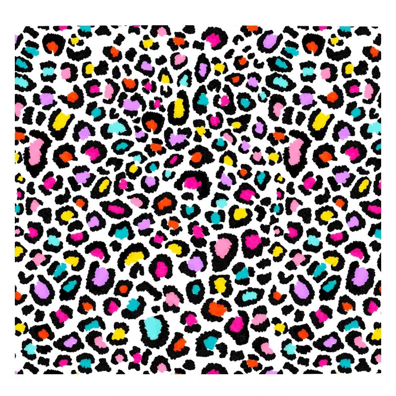 Rainbow leopard gift pattern
