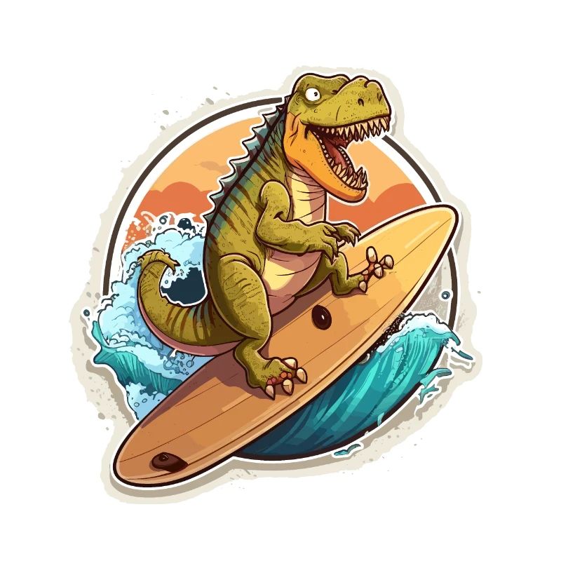 Surfin T-Rex