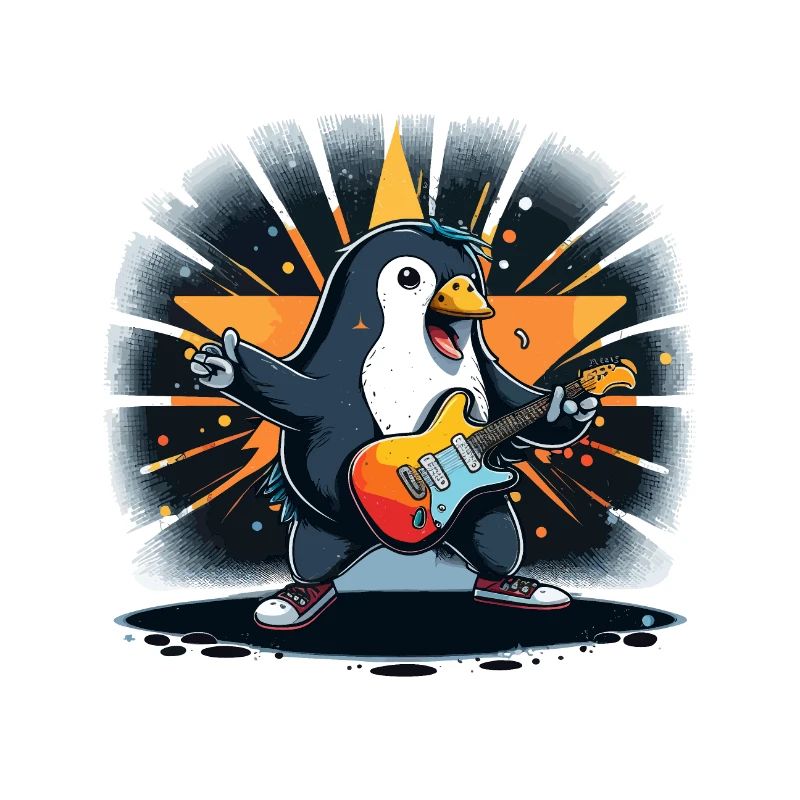 Der Pinguin-Festival-Rocker