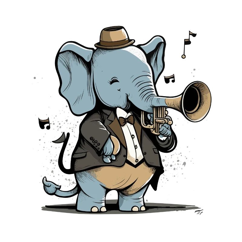 Jazziger Elefant