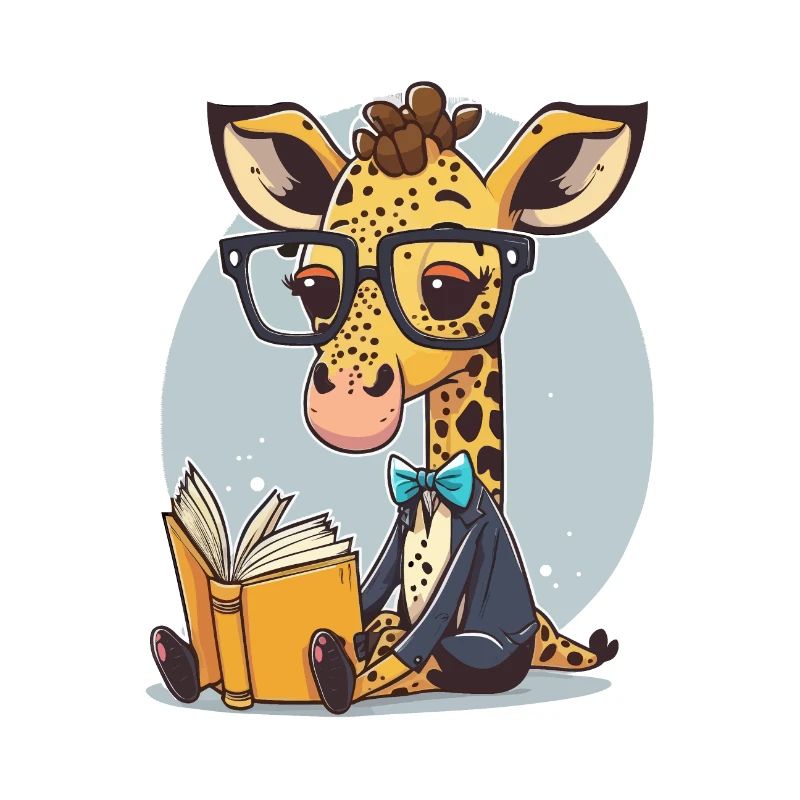 Giraffen-Bibliothekarin