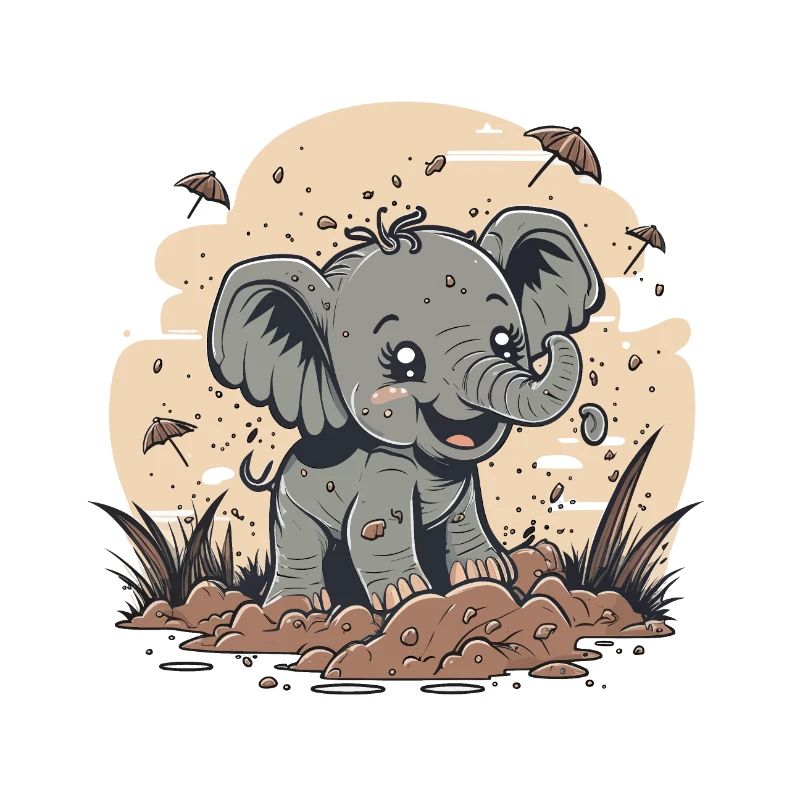 Éléphant espiègle