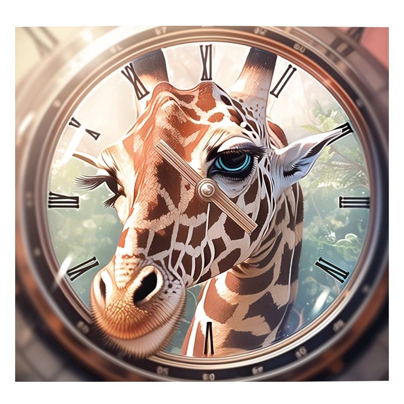 Die Giraffenuhr