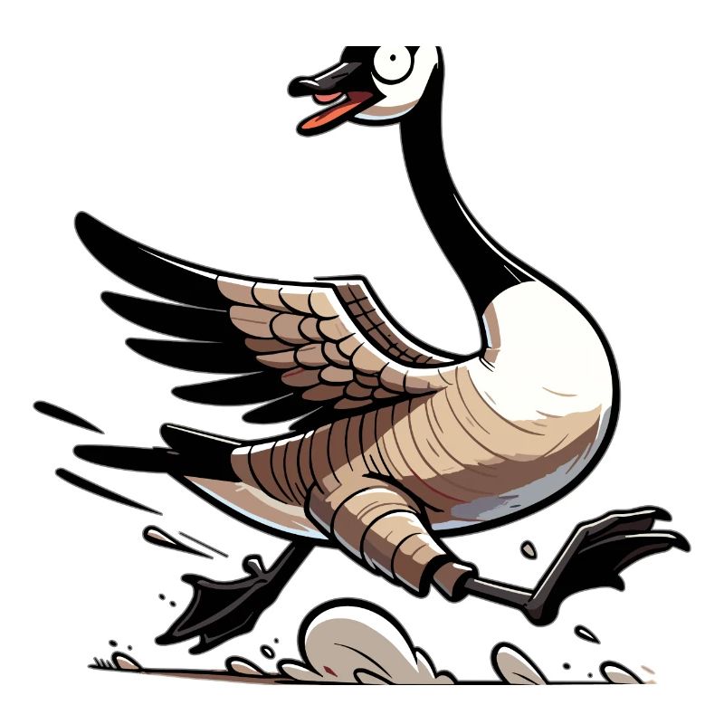 Lustiges kanadisches Gans-Meme