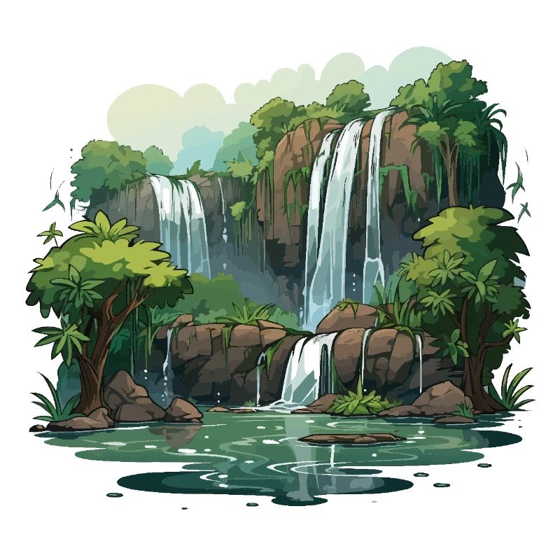 Wasserfall-Wanderung