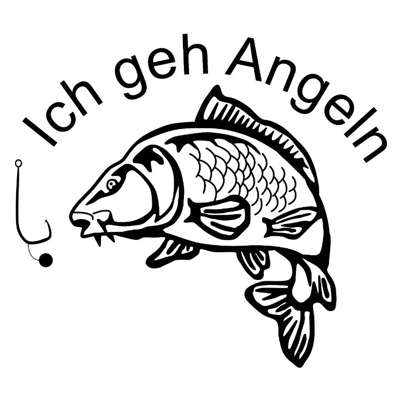 Elegante Karpfensilhouette