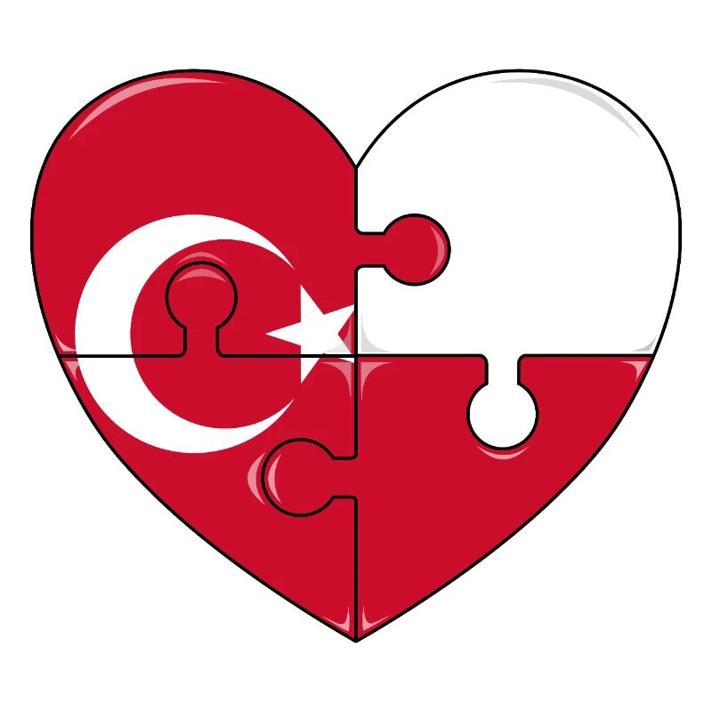 Puzzleherz Flaggenfusion