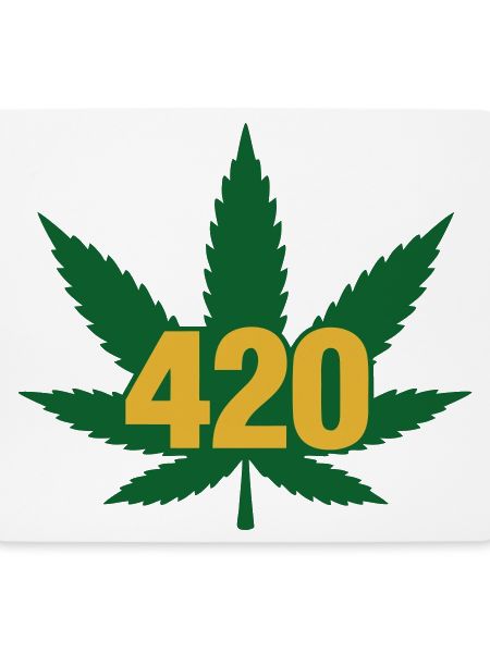 420 Cannabis Blatt Emblem