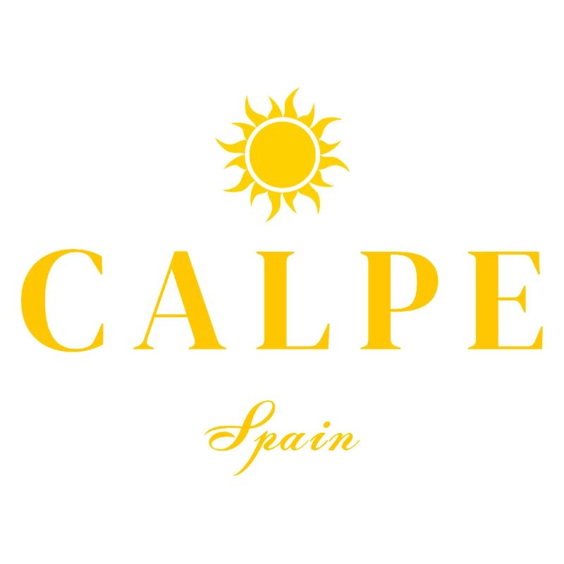 Calpe Spanien Sonnenemblem