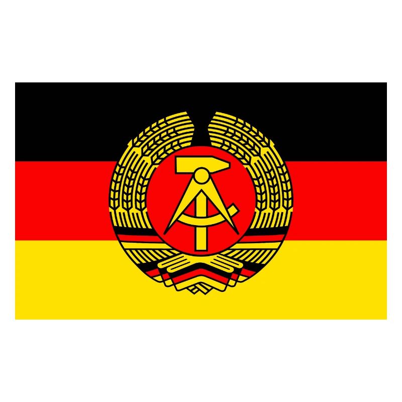 DDR Fahne (stilisiert)