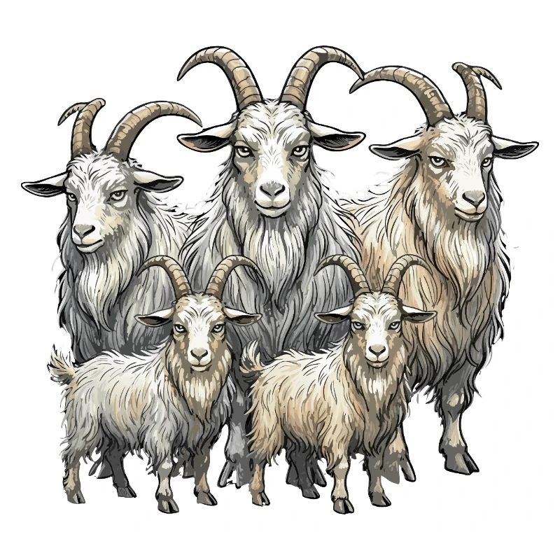 Ziegenherde