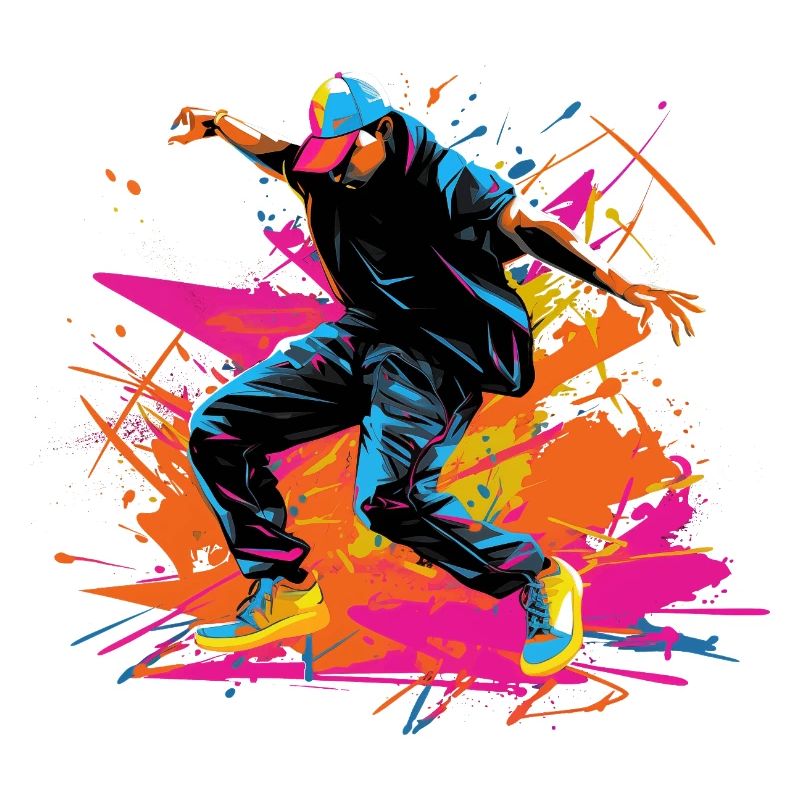 Synthwave rétro B Boy