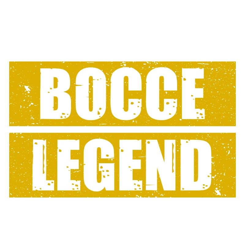Bocce legend Petanque Boule player