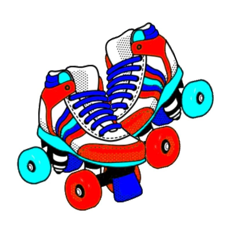 Roller Skates Cartoon