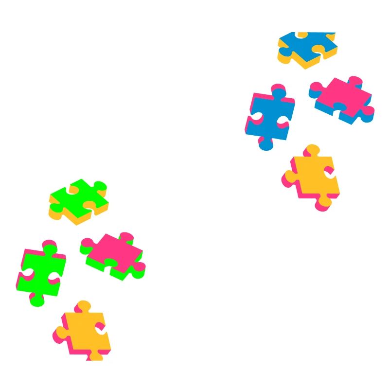 vier Puzzleteile