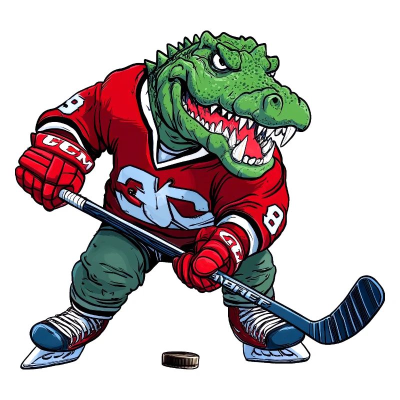 Krokodil Eishockey Alligator