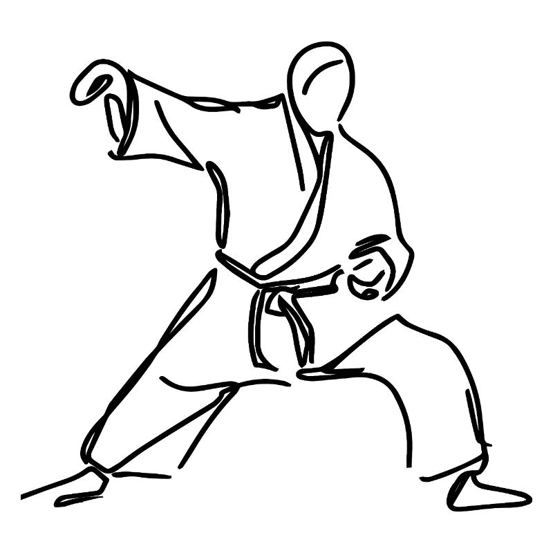 Judo Kämpfer