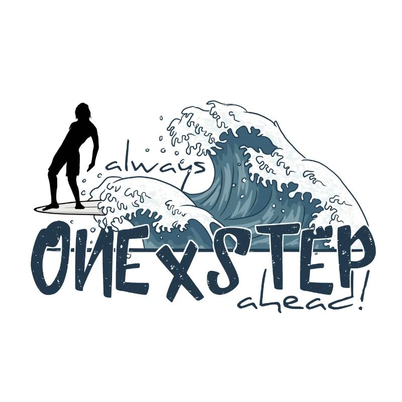 One X Step Ahead! Japan Wave Longboard Surfer