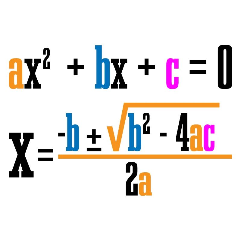 Quadratic Formula For Math Class 7