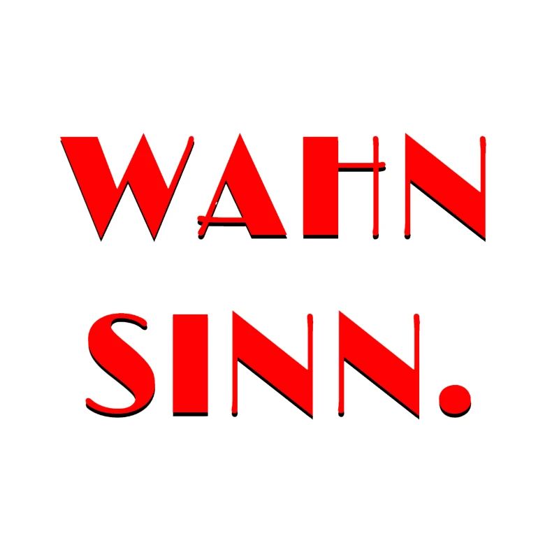 WAHNSINN In rot