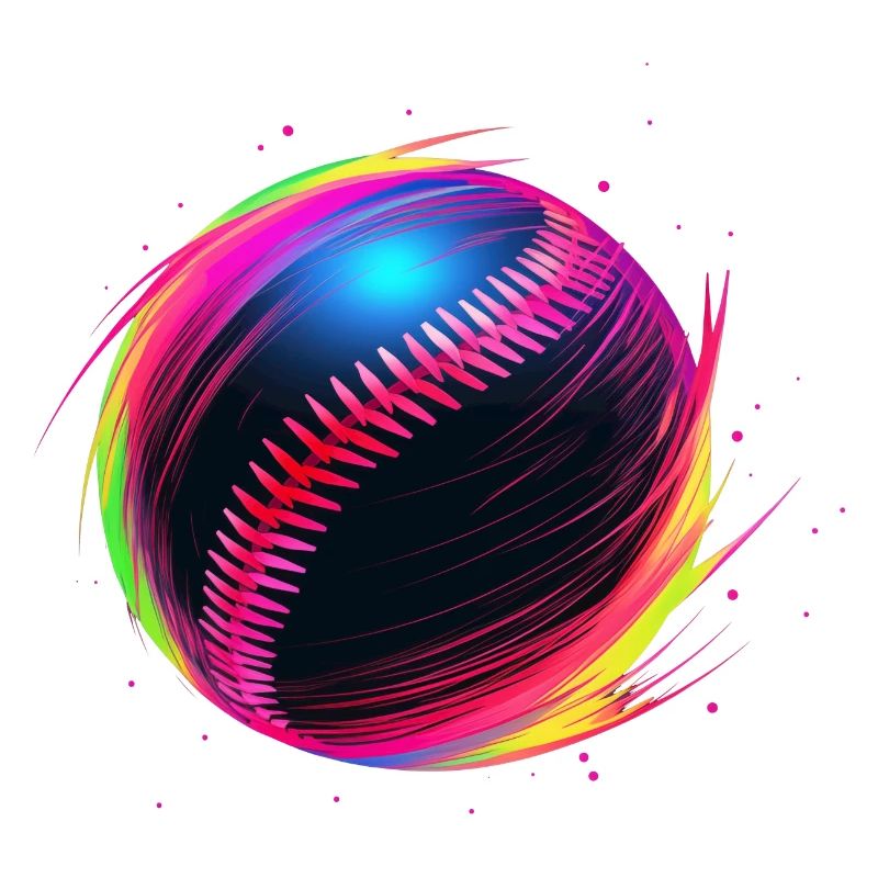 Baseball Ball Vaporwave