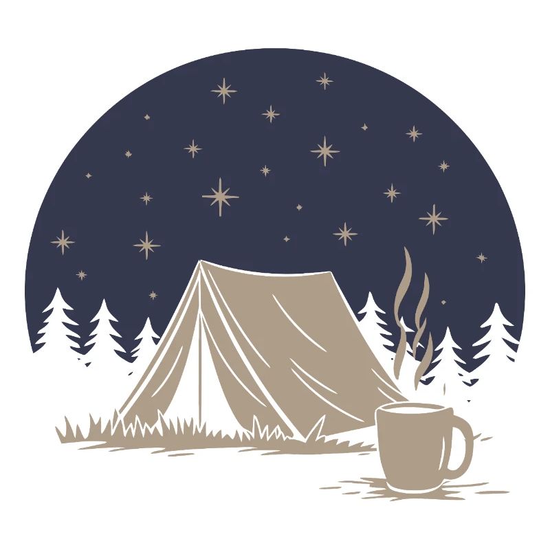 Camping und Kaffee