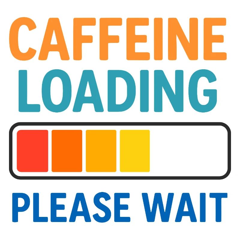 Kaffee Ladebalken Wartezeit