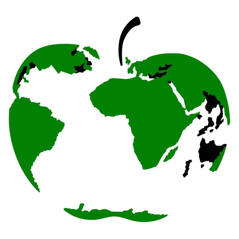Erdball Apfel