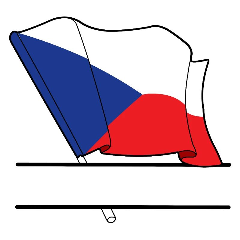 TSCHECHISCHE REPUBLIK – Personalisierte Flagge