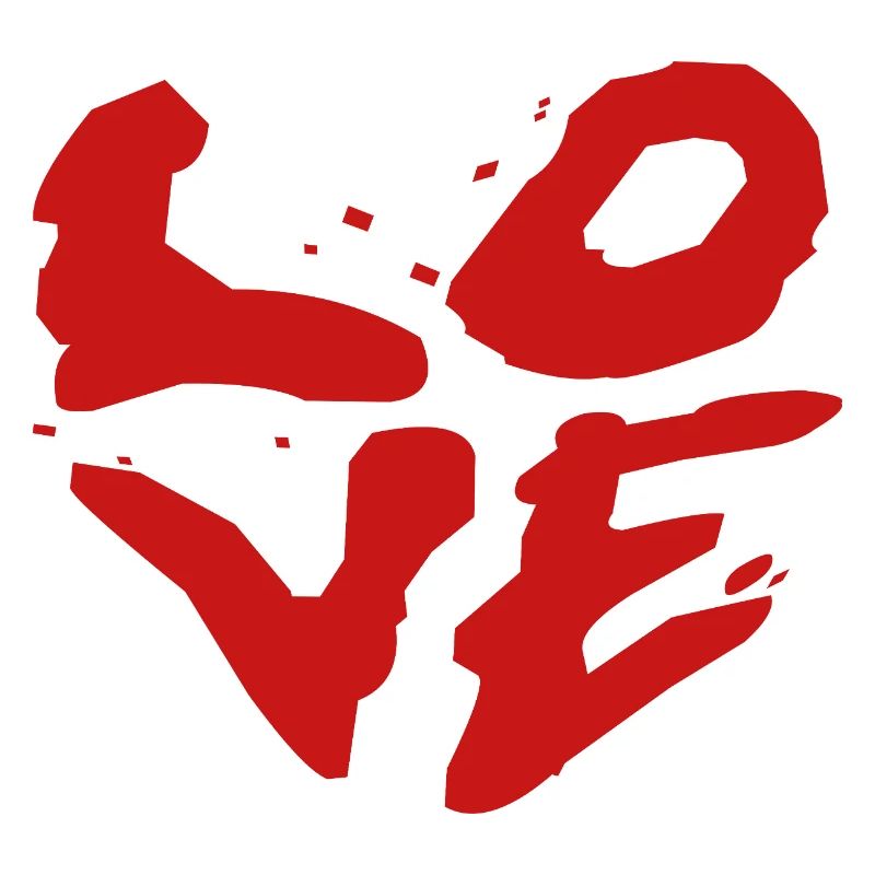 Liebe Pinselstil - Street Art