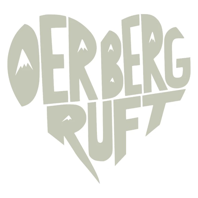 Der Berg ruft Herzdesign