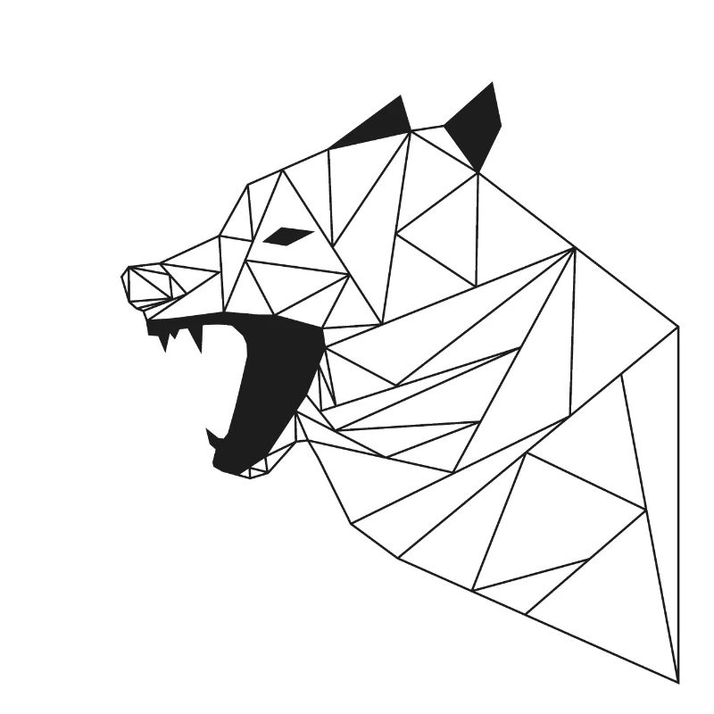 Geometrischer Wolf
