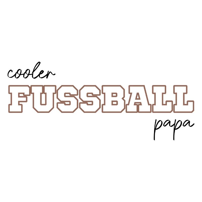 Cooler Fussball Papa