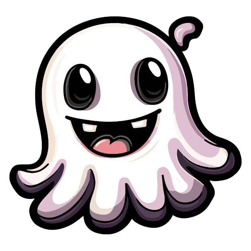 Geist Halloween Niedlich Comic