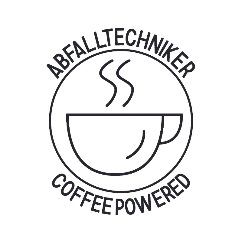 Abfalltechniker Coffee Powered