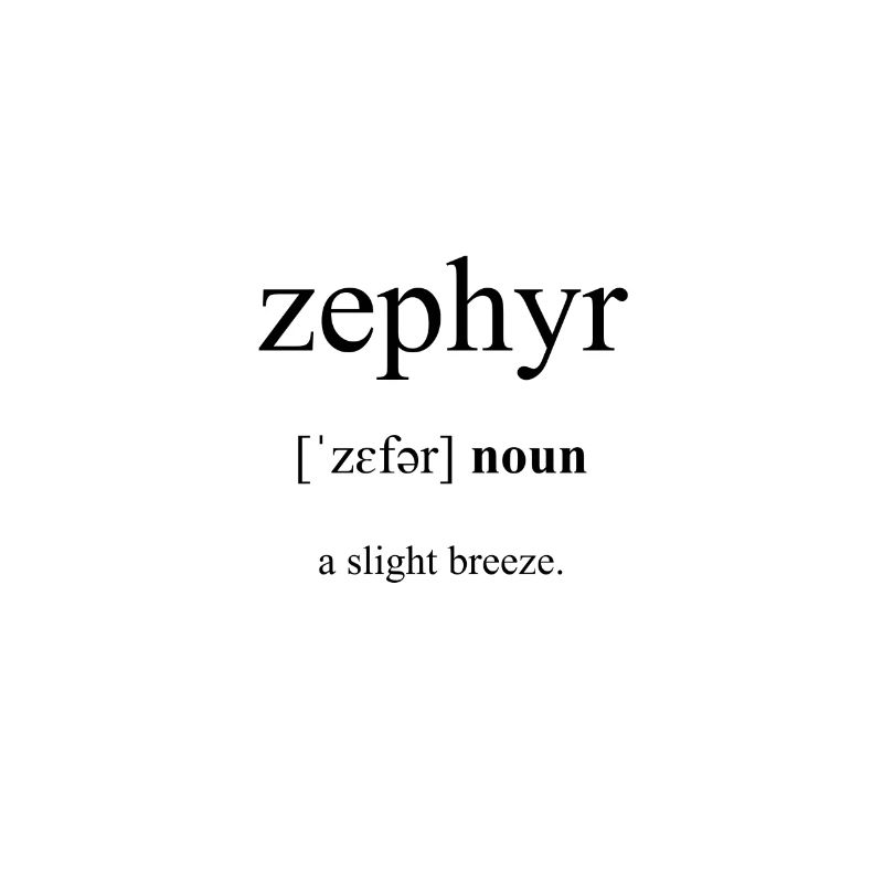 Zephyr Definition Dictionary